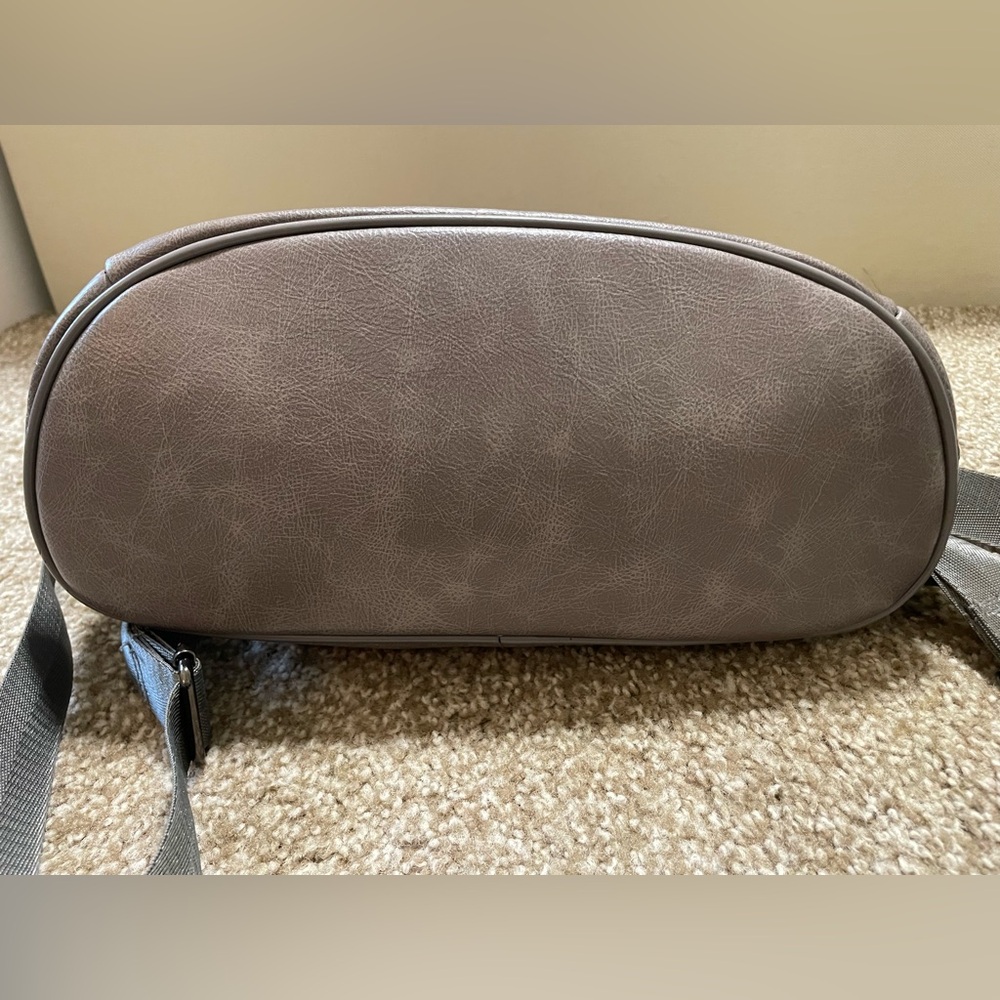 Gray Backpack Purse - Picture 5 of 5